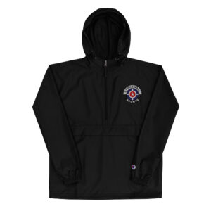 embroidered champion packable jacket